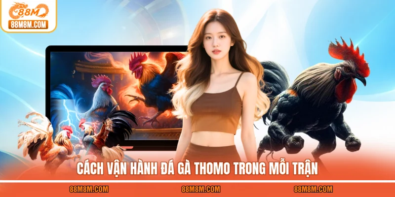 Cách vận hành đá gà Thomo trong mỗi trận